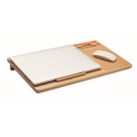 Bamboe laptopstandaard met ventilatiegaten Mini Desk kleur hout tweede weergave