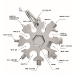 Multitool gereedschap met logo Snowflake kleur titanium derde weergave