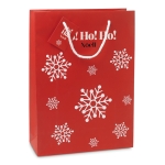 Grote geschenktas met logo Snowflake Large kleur rood hoofdweergave