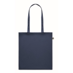 Tas van gerecycled katoen in de kleur 140 g/m2 Recycled Cotton Kleuren kleur blauw