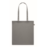 Tas van gerecycled katoen in de kleur 140 g/m2 Recycled Cotton Kleuren kleur donkergrijs