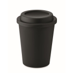 Koffiebeker to go bedrukken 300ml TakeAway Minimal kleur zwart