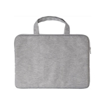 Laptoptas van RPET en polyester met vulling 13” Basic kleur grijs eerste weergave