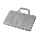 Laptoptas van RPET en polyester met vulling 13” Basic kleur grijs vierde weergave