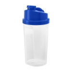 Kunststof shaker met deksel in de kleur 700ml Shaker Powder kleur blauw tweede weergave