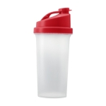 Kunststof shaker met deksel in de kleur 700ml Shaker Powder kleur rood eerste weergave