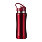 Stalen bidon met handvat en glanzende tuit 600ml Performance Mini kleur rood eerste weergave