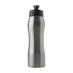 Stalen fles met karabijnhaak en tuit 700ml Inox Slender kleur zilver eerste weergave