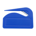 Kunststof briefopener als cadeau Colors kleur koningsblauw tweede weergave