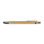 Touch pen met zilveren afwerking bedrukken Multifunctioneel Bamboo kleur hout tweede weergave