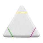 Driehoek markers met drie verschillende kleuren Triangle Line kleur wit tweede weergave