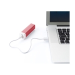 Powerbank Pocket kleur rood tweede weergave