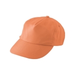 Pet bedrukken met geborduurd logo en gespsluiting RPET Basic kleur oranje eerste weergave