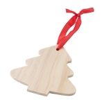 Houten kerstboomversiering Tree kleur bruin tweede weergave