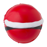 Antistressbal met kerstman ontwerp Santa kleur rood derde weergave