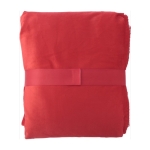 Dekens bedrukken met schapenvacht-touch 190 g/m2 Soft Touch kleur rood tweede weergave