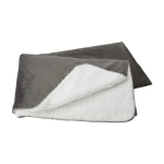 Dekens bedrukken met schapenvacht-touch 190 g/m2 Soft Touch kleur grijs tweede weergave