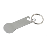 Stalen te graveren sleutelhanger flesopener Multifuntional kleur zilver eerste weergave