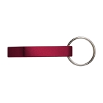 Glanzende metalen sleutelhanger opener bedrukken Functional kleur donkerrood eerste weergave