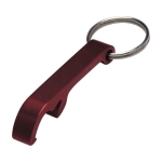 Glanzende metalen sleutelhanger opener bedrukken Functional kleur donkerrood tweede weergave