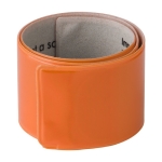 Reflecterende neon-kunststof armband met zachte binnenvoering kleur oranje eerste weergave