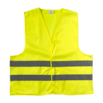 Reflecterend vest met zichtbaar logo, maat XL kleur neon geel