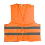 Reflecterend vest met zichtbaar logo, maat XL kleur neon oranje