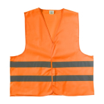 Reflecterend vest met zichtbaar logo, maat XL kleur neon oranje eerste weergave