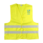 Reflecterend vest met zichtbaar logo, maat XL met jouw bedrukking