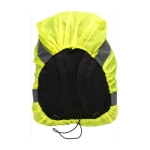 Polyester rugzakhoes met logo High Visibility kleur neon geel eerste weergave