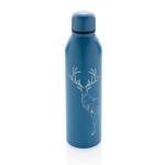 Thermosflessen van gerecycled staal 500ml Nomad Recycled kleur blauw