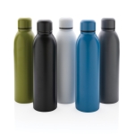 Thermosflessen van gerecycled staal 500ml Nomad Recycled kleur blauw weergave algemeen