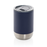 Gerecyclede thermosbeker met non-drip deksel 360ml Inspire Recycled kleur marineblauw