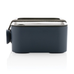 Lunchbox bedrukken van 93% gerecycled plastic 1,2L Carry Recycled kleur marineblauw vijfde weergave