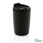 Thermosbeker gemaakt van gerecycled plastic 300ml Nomad Recycled kleur zwart