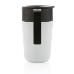 Thermosbeker van gerecycled plastic en metaal 480ml Vogue Recycled kleur wit derde weergave