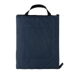 Hoge kwaliteit gevoerde opvouwbare picknickdeken Padded RPET kleur marineblauw vijfde weergave