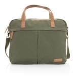 Kwalitatieve gerecyclede laptoptas 15,6” Getaway kleur groen