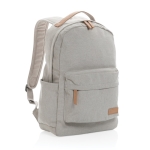 Laptoprugzakken van gerecycled canvas School Getaway 14” kleur grijs