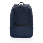 Rugzak voor 15,6'' laptop, gemaakt van gerecycled polyester Daypack kleur marineblauw tweede weergave