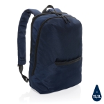 Rugzak voor 15,6'' laptop, gemaakt van gerecycled polyester Daypack kleur marineblauw zevende weergave