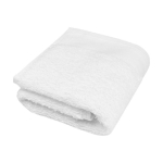 Dikke katoenen badhanddoek 50x30cm en 550 g/m2 Seasons Guest kleur wit