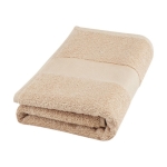 Katoenen badhanddoek laten bedrukken 50x100cm 450 g/m2 Soft Hand kleur beige