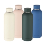 RVS thermosfles met matte afwerking 500ml Spring kleur blauw tweede weergave meerdere kleuren