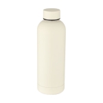 RVS thermosfles met matte afwerking 500ml Spring kleur gebroken wit derde weergave