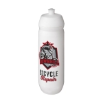 Bidon met grote capaciteit HydroFlex™ 750 ml kleur wit weergave met logo