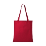 Goedkope non-woven tas bedrukken in diverse kleuren 80 g/m2 Seminar kleur rood tweede weergave voorkant