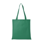 Goedkope non-woven tas bedrukken in diverse kleuren 80 g/m2 Seminar kleur groen tweede weergave voorkant