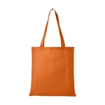 Goedkope non-woven tas bedrukken in diverse kleuren 80 g/m2 Seminar kleur oranje tweede weergave voorkant