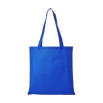 Goedkope non-woven tas bedrukken in diverse kleuren 80 g/m2 Seminar kleur koningsblauw tweede weergave voorkant